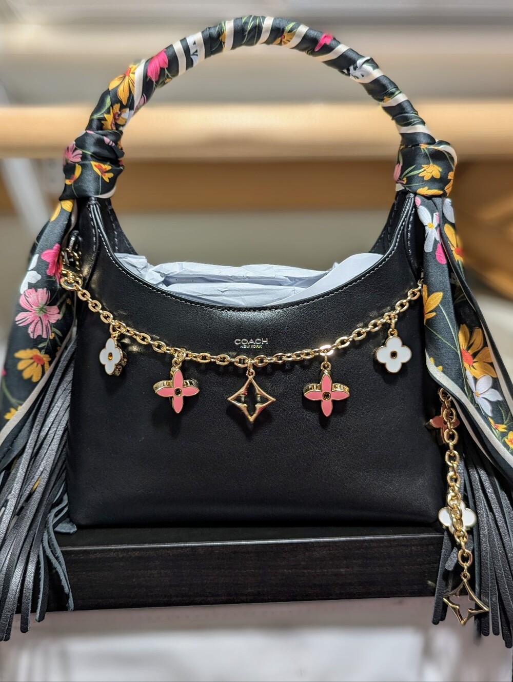 Coach Brooklyn Fringe Shoulder Bag 23 - Picture 11 of 11